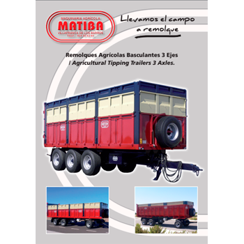 Catálogo remolques agrícolas 1 eje