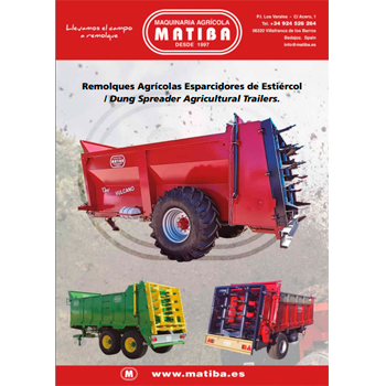 Catálogo remolques agrícolas 1 eje
