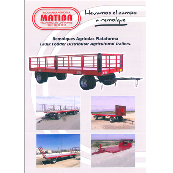 Catálogo remolques agrícolas 1 eje