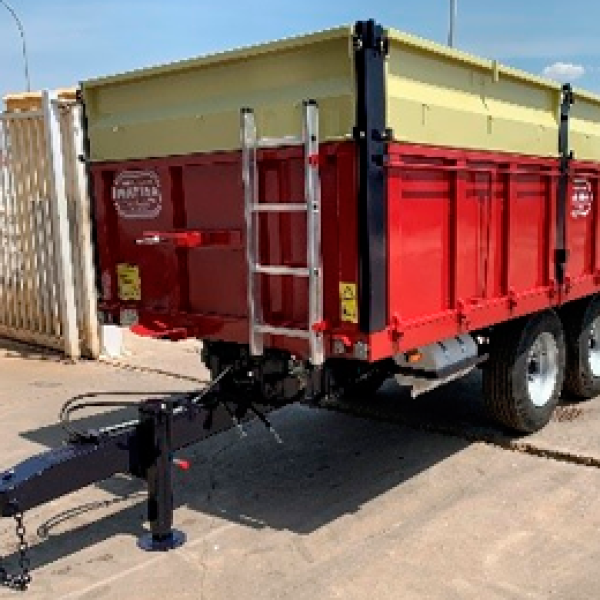  Remolque con Lateral Abatible Tandem de 1 Eje 